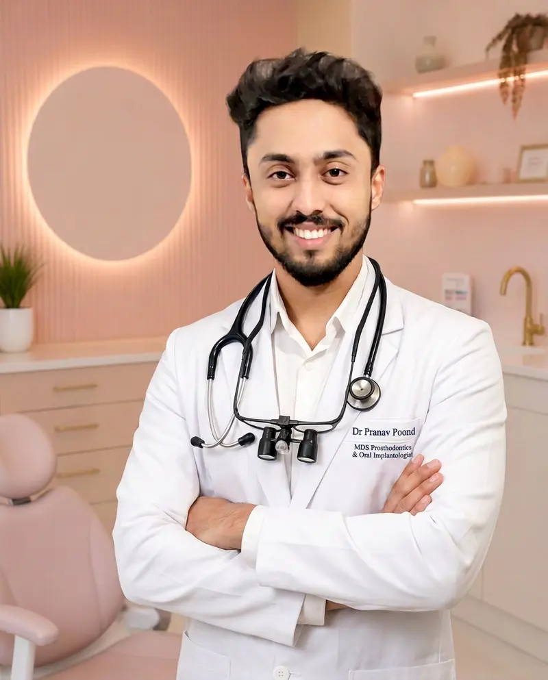 Dr Pranav Poond, MDS Prosthodontist and Oral Implantologist, Nashik Road